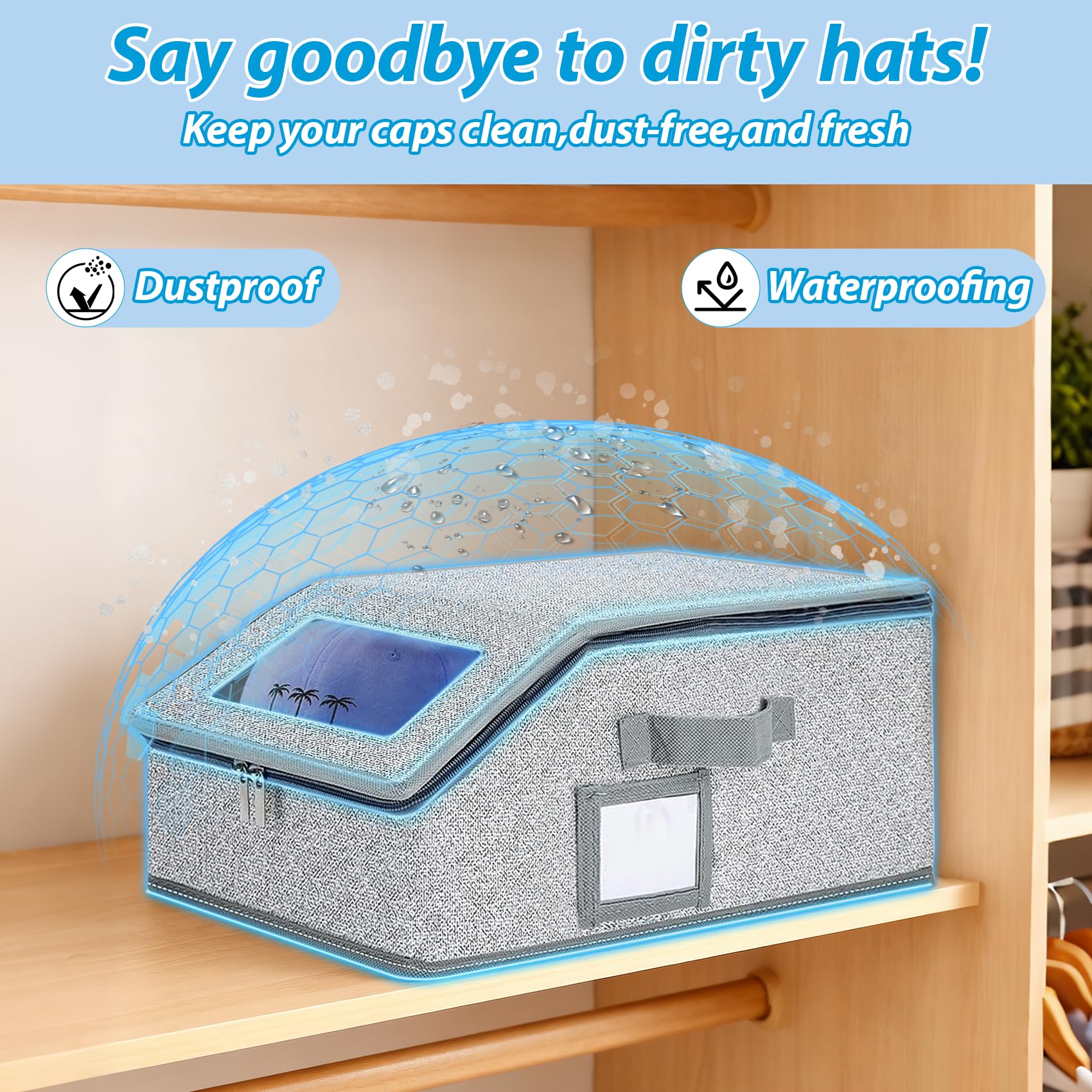 Sock Organizer Tray - Neue faltbare Aufbewahrungsbox mit Reißverschluss für