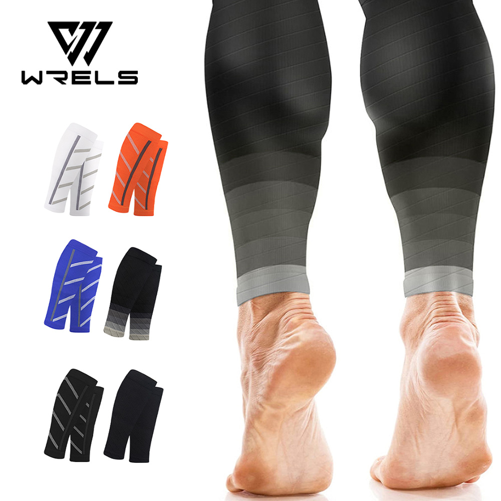 Compression Sleeve Calf - Kompressions-Sportsocken, Wadenstütze, hilft bei Nachtlauf, Nylon-Leggings,