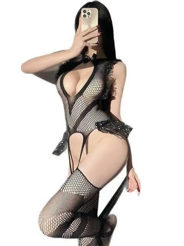 Sexy Spitzenbesatz Fischnetz-B – Fishnet Stocking Women Bewertung und Preis