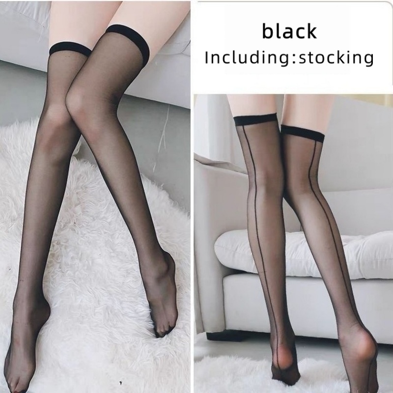 Rückseitige Vertikallinie Over – Thigh High Sock Stay Up Bewertung und Preis