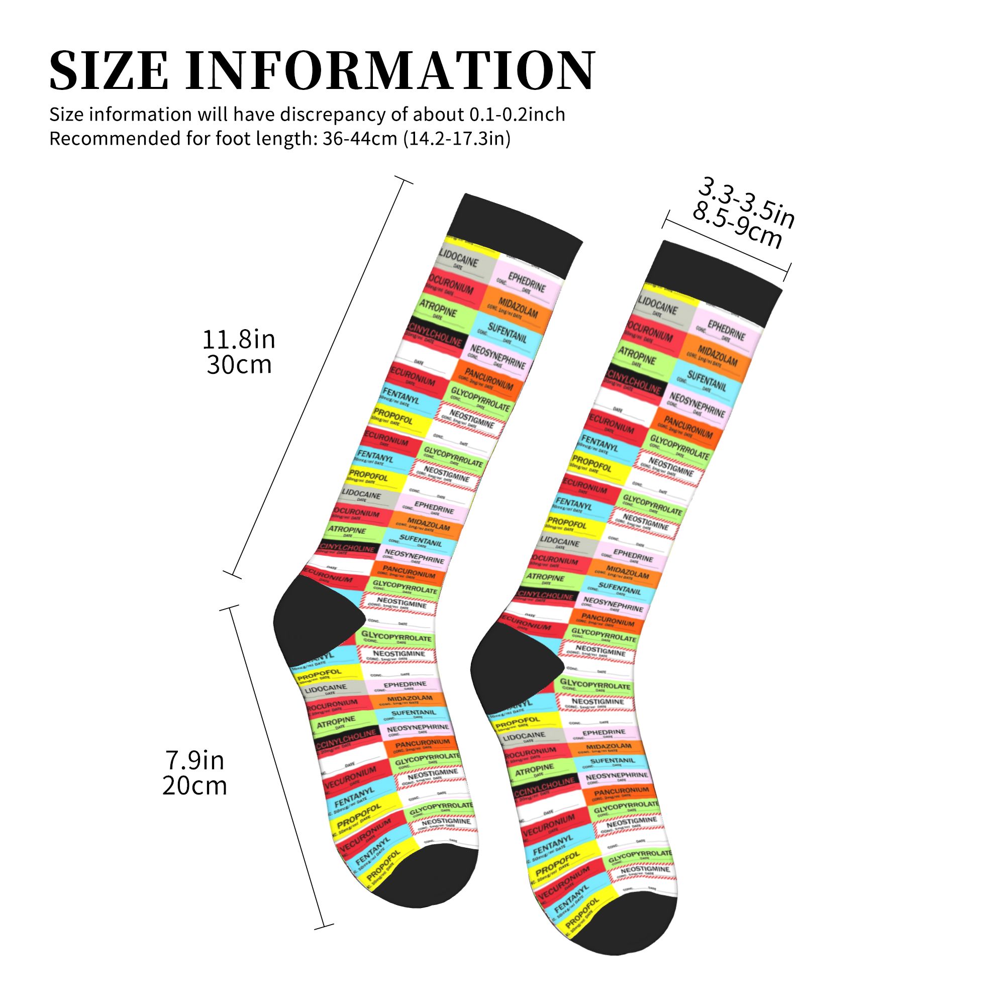 Neuartige Bedruckte Anästhesie – Compression Sock Medical Bewertung und Preis