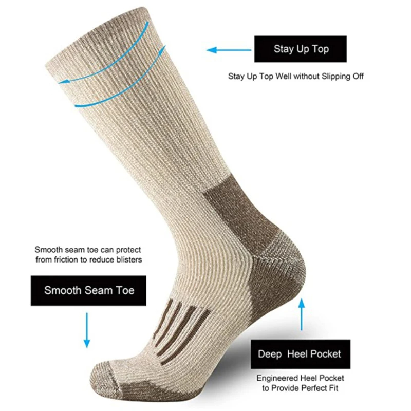 80% Wollsocken, warm, dick, ge – Wool Hiking Sock Bewertung und Preis