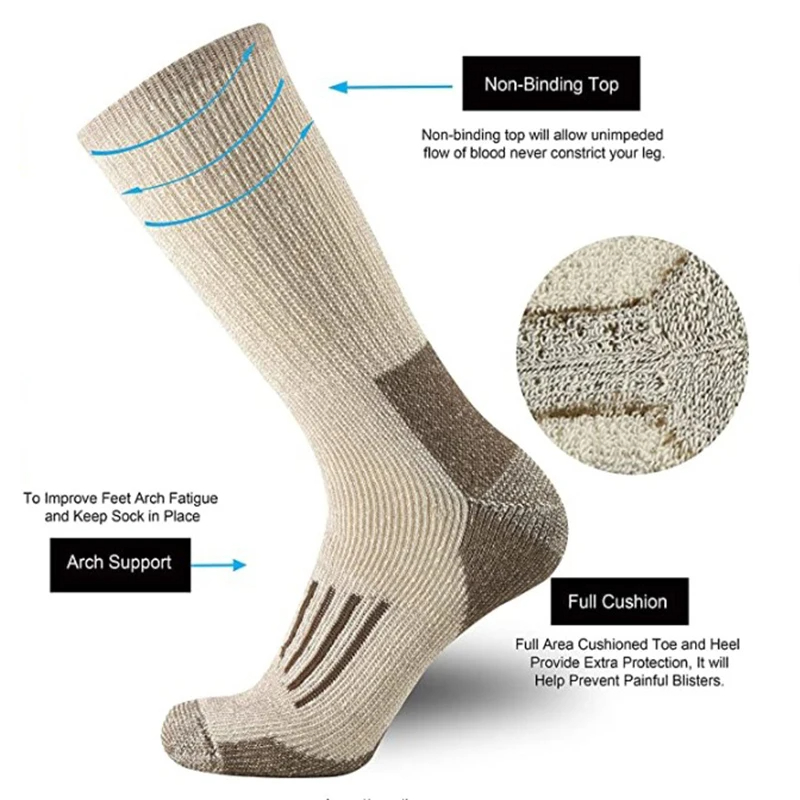 80% Wollsocken, warm, dick, ge – Wool Hiking Sock Bewertung und Preis