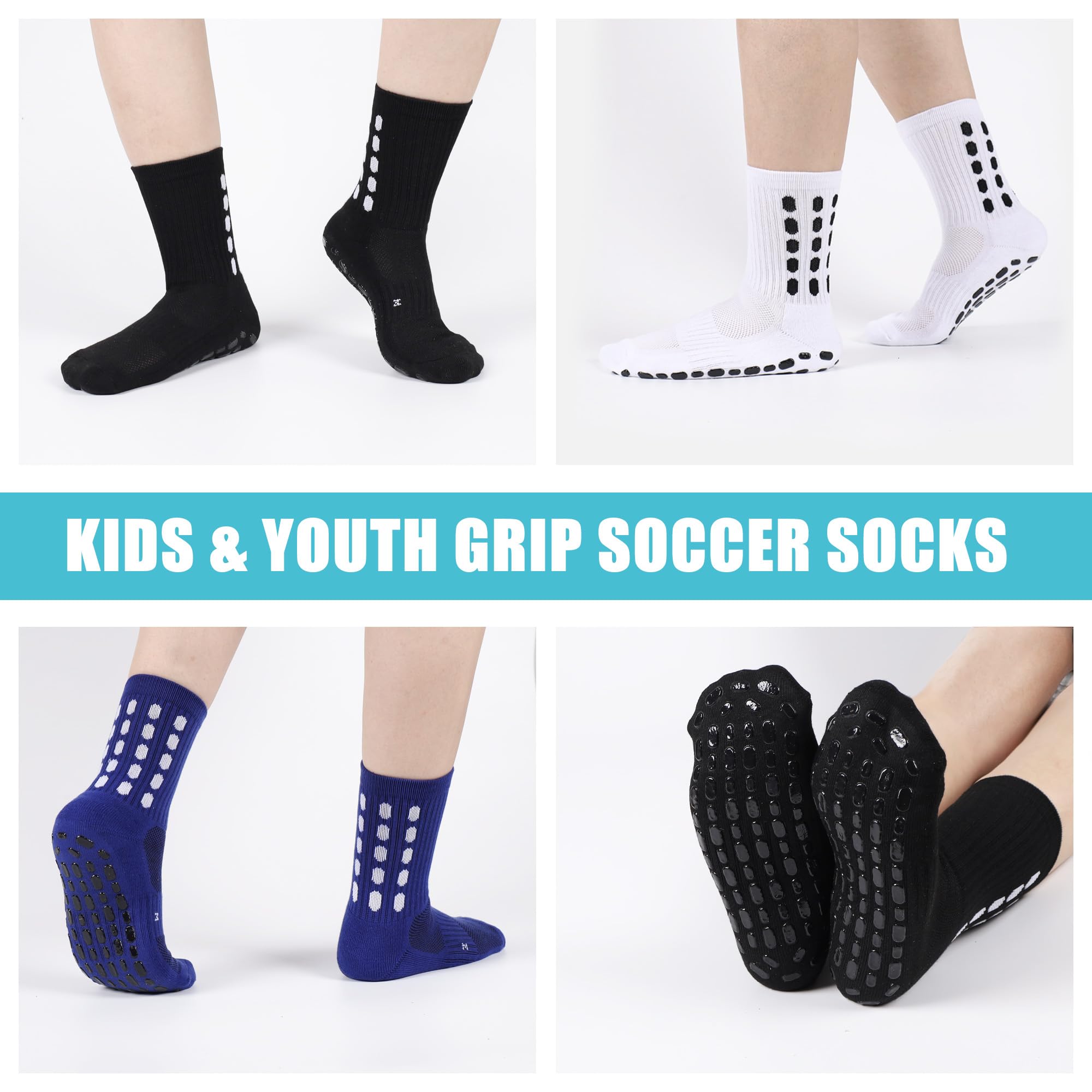 4/8 Paar Kinder-Fußballsocken  – Athletic Sock Cushion Bewertung und Preis