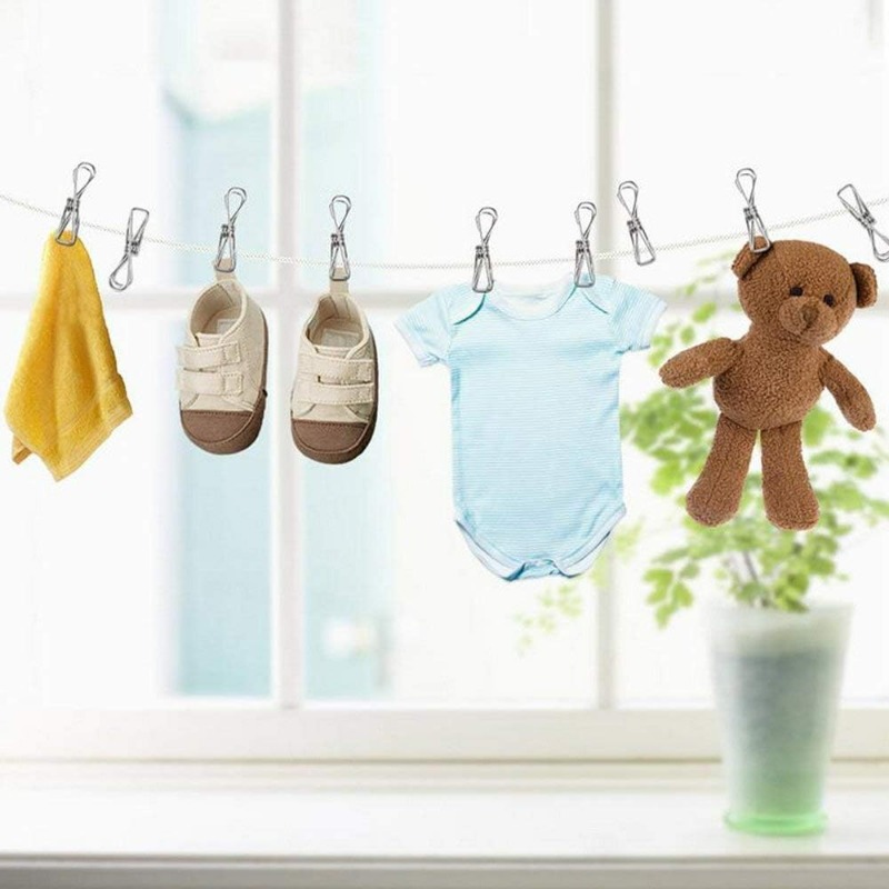 10/50 Stück Edelstahl-Clips, M – Sock Organizer Tray Bewertung und Preis