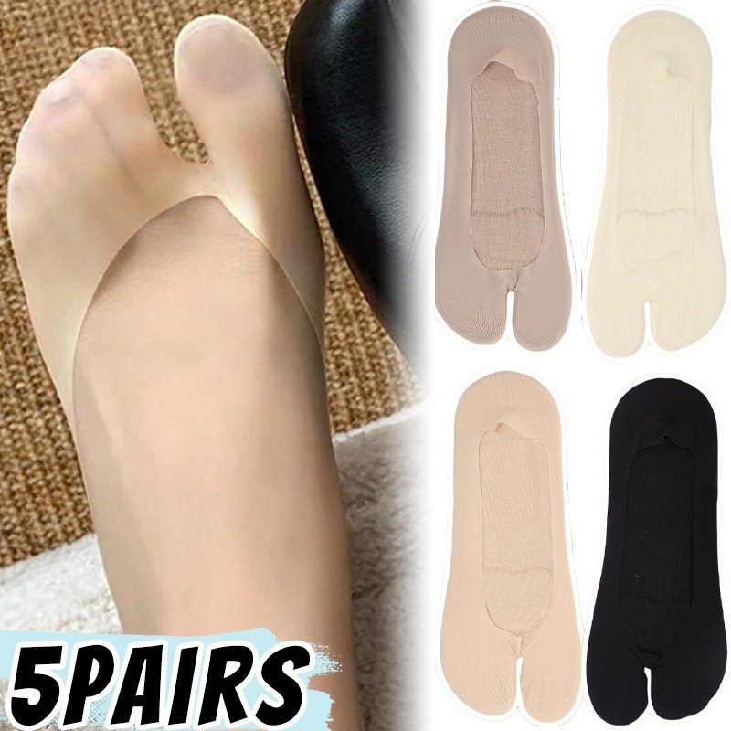 1/5 Paar Damen Tabi-Socken aus – Toe Sock Split Bewertung und Preis