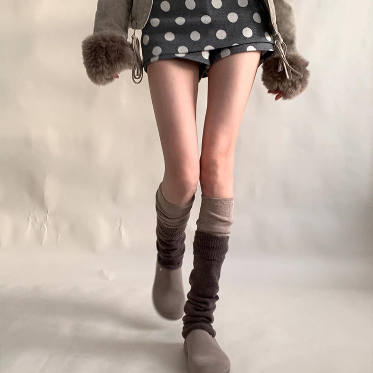 Overknee-Oberschenkelstrümpfe  – Boot Sock Slouchy Bewertung und Preis
