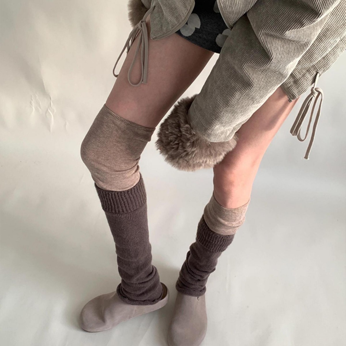 Overknee-Oberschenkelstrümpfe  – Boot Sock Slouchy Bewertung und Preis