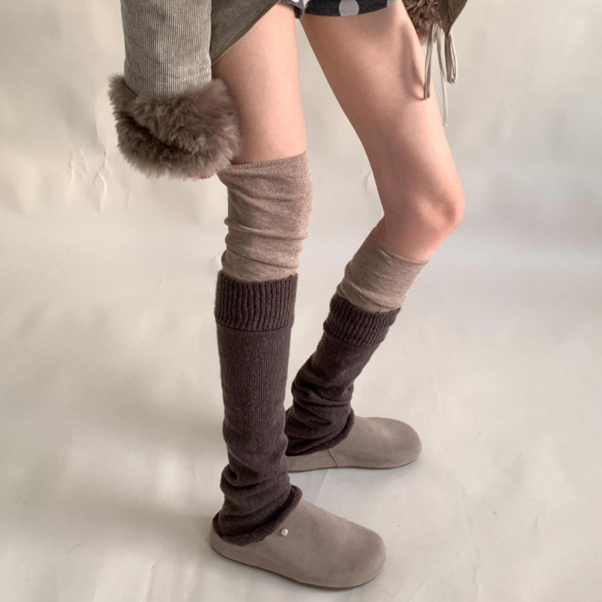Overknee-Oberschenkelstrümpfe  – Boot Sock Slouchy Bewertung und Preis
